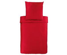 Bassetti Uni Bettwäsche, Baumwolle, Amaranth, 155 x 220 cm