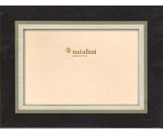 Natalini Fluo Grigio 13X18 Bilderrahmen mit Unterstützung für Tisch, Tulipwood, Grau, 13 X 18 X 1,5