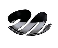 koziol Schale Eve, Kunststoff, schwarz, 34 x 34,5 x 7,4 cm