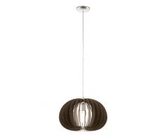 EGLO COSSANO Hängeleuchte, Stahl, 60 W, Ø 45 cm, nickel-matt