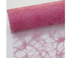 Deko AS GmbH Sizoweb Tischband rosa 30 cm Rolle 25 Meter 64 014-R