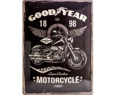 Nostalgic-Art 23242 Goodyear - Motorcycle, Blechschild 30x40 cm