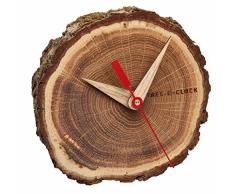 TFA Dostmann Tischuhr, Holz, Braun, 10 x 5 x 9 cm