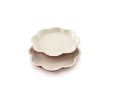 NordicWare Backform Celebration Layers Cake, Aluminium, Weiß, 23,8 x 23,8 x 3,5 cm