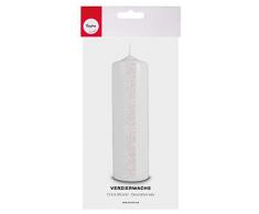 Rayher 31614680 Wachsfolie Herzen, perlmutt, 20 x 10 cm, 1 Stück, zum Gestalten von Kerzen (Firmung, Konfirmation, Taufe, Hochzeit etc.)