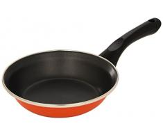 IBILI Bratpfanne New 18 cm, Stahl, orange/schwarz
