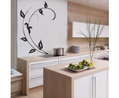 INDIGOS WG30339-80 Wandtattoo w339 Blumen Pflanze Blatt Wandaufkleber 120 x 78 cm, braun