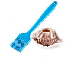 Westmark Brat- und Backpinsel mit Silikonborsten, Länge: 26 cm, Silicone, Blau, 1556227B