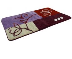 Kinzler J-10255/7 Badematten, 60 x 100 cm, flusenfreie Mikrofaser, Design Gabi