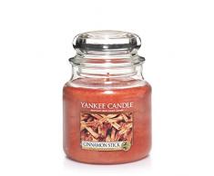 Yankee Candle mittelgroße Duftkerze im Glas, Cinnamon Stick, Brenndauer bis zu 75 Stunden