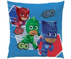 CTI Pjmasks Hero Kissen, Polyester, Blau, 40 x 40 cm