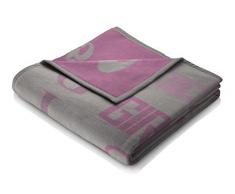 Bocasa by biederlack Babydecke Baumwollmischung stein Größe 75x100 cm