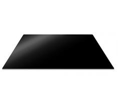 Pebbly 99-14PPBIG Schutzplatte für Kochfeld, Hartglas schwarz 57 x 50 cm