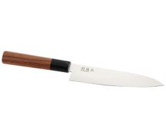 KAI Seki Magoroku Red Wood Griff Allzweckmesser mit red Wood Griff, Klinge 15,0 cm, MGR-0150U