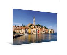 Premium Textil-Leinwand 120 x 80 cm Quer-Format Rovinj | Wandbild, HD-Bild auf Keilrahmen, Fertigbild auf hochwertigem Vlies, Leinwanddruck von LianeM