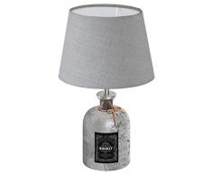 EGLO MOJADA Tischleuchte, Glas, 40 W, silber