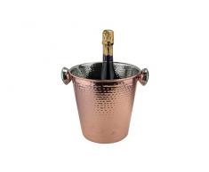 Apollo 20 cm großer Sektkühler aus Edelstahl und Kupfer in Mehreren Farben