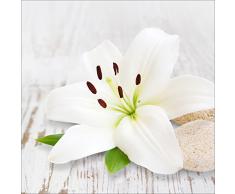 Pro-Art gla1053b Wandbild Glas-Art White Line 50 x 50 cm