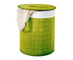 RIDDER 21005005 Wäschekorb, Wäschesammler, ca. 37 x 50 cm, Beach grün