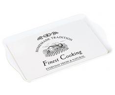 Kesper Tablett, Melamin, weiß, 48 x 30 x 3.5 cm