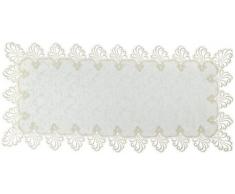 Plauener Spitze by Modespitze 3086E_11_4090 Tischdecke Nizza E, Größe 40 x 90 cm, rechteckig