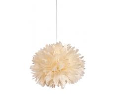 Rayher 87093508 Papier-Pompoms, 35cm ø, beige, 3 Stück, Partydekoration