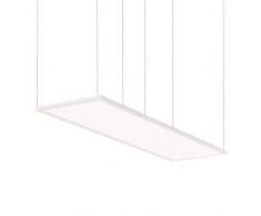 Lumira LED Panel 120x30 cm, 50W, Kaltweiß, Pendelleuchte, flach, Blendfrei inkl. Trafo