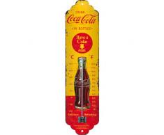 Nostalgic-Art 80311 Coca-Cola - In Bottles Yellow, Thermometer
