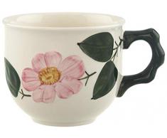 Villeroy & Boch Wildrose Kaffeetasse, 250 ml, Höhe: 8 cm, Premium Porzellan, Weiß/Bunt