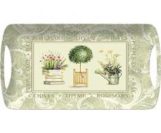 CREATIVE TOPS Topiary Großes Serviertablett, 47 x 32 cm (18½ x 12½ Zoll), Plastik, One Size