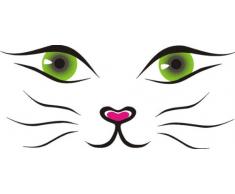 INDIGOS 4051719807059 Wandtattoo ME105 sÃ¼Ãe Katze Kater KÃ¤tzchen 120 x 53 cm
