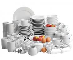 Mäser, Serie Young, Kombiservice 112-teilig, Porzellan Geschirr-Set für 12 Personen