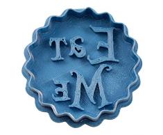 Cuticuter Eat Me Alice im Wunderland Ausstechform, Blau, 8 x 7 x 1.5 cm
