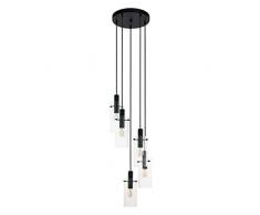EGLO MONTEFINO Hängeleuchte, Stahl, 60 W, schwarz