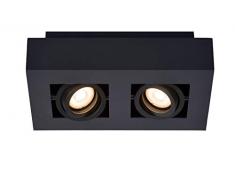 Lucide XIRAX Deckenstrahler, Aluminium, 10 W, Schwarz
