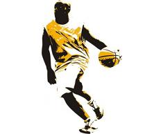 INDIGOS 4051719924022 Wandtattoo MD185 NBA-Star 120 x 71 cm