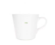 Keith Brymer Jones KBJ-0642 Word Range Tasse, porzellan, 500 milliliters, weiß