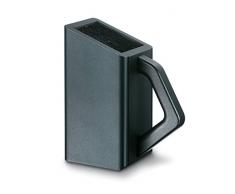 Victorinox Swiss Classic Universal Messerblock, Groß, Leer, Unbestückt, Holz, Nylon Einsatz, schwarz