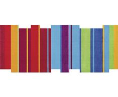 Wash + Dry Dancing Steps Multi Fußmatte, Acryl, bunt, 80 x 200 x 0.9 cm