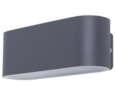 Smartwares Wandleuchte, Aluminium, 14 Watt, 485 Lumen, silber