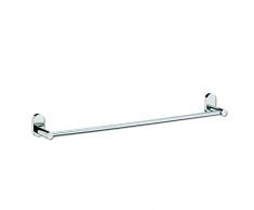 Kela 22682, Handtuchstange, Zum Kleben oder Bohren, Edelstahl 18/10, 60 cm, Lucido, Silber GlÃ¤nzend