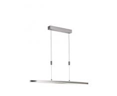 Fischer&Honsel Vitan Zig Pendelleuchte, Metall, 40 W, nickelfarben