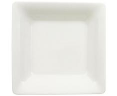 Villeroy & Boch Pi Carre Suppenteller quadratisch, Premium Porzellan, 22x22cm