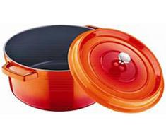 Bergner 20cm Kasserolle Kochtopf orange BG-6799
