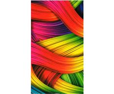 Miracle Home Badetuch, Mikrofaser, Mehrfarbig, 75 x 145 cm