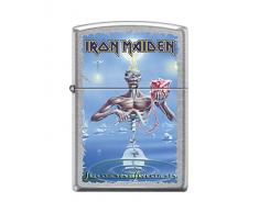 Zippo Iron Maiden Feuerzeug, Chrom, Silber, 6 x 3.8 x 1.8 cm