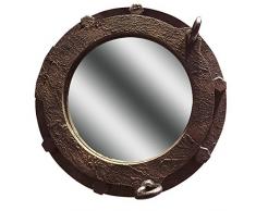 Nauticalia Rost Old Bullauge Spiegel, 35 °C