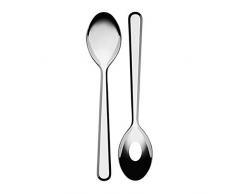 Alessi BG02/14 Salatbesteck, Silber