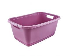 keeeper aenna Wäschekörbe /-wannen, Polypropylen, Beere, 52 l