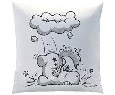 CTI Kissen, Polyester, Weiß, 40 x 40 cm